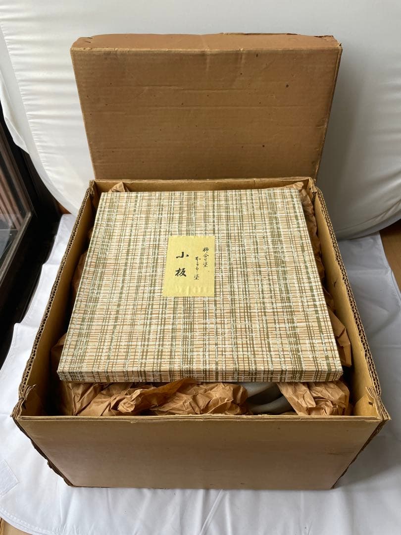 茶道具 風炉一式 6点セット 面取風炉 柿合塗小板 五徳 底瓦 前瓦 風炉灰