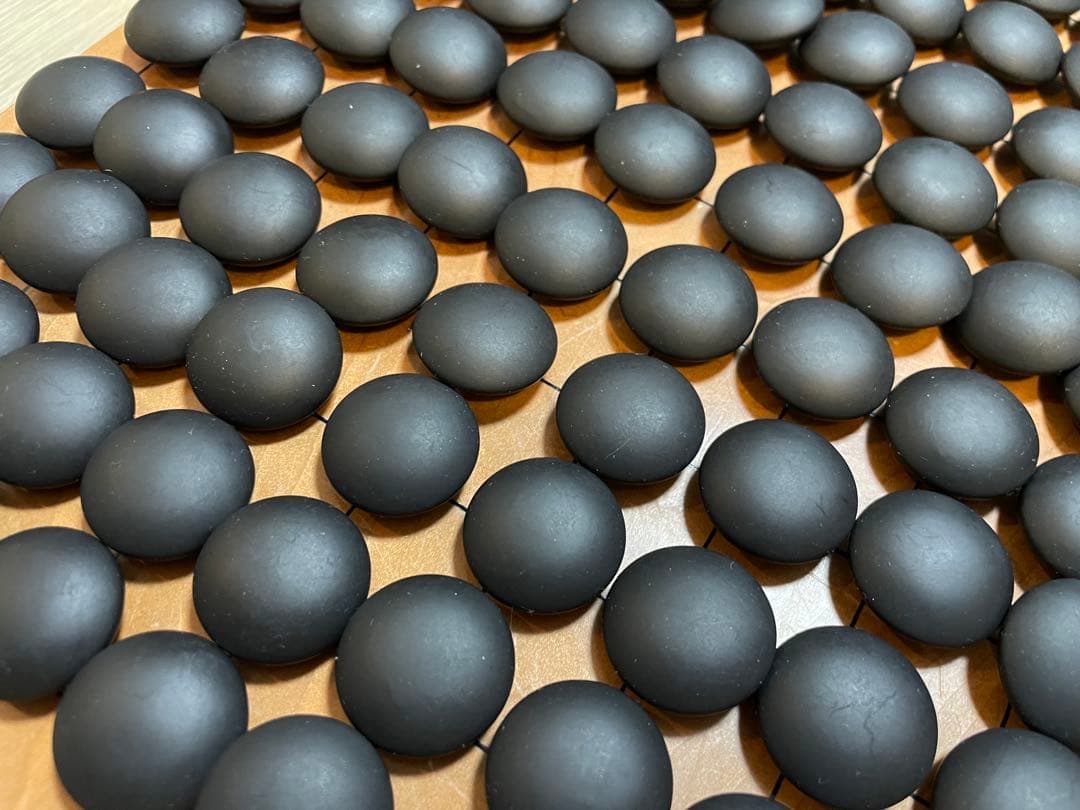 碁石　本蛤34号180個　本那智黒181個　白黒セット