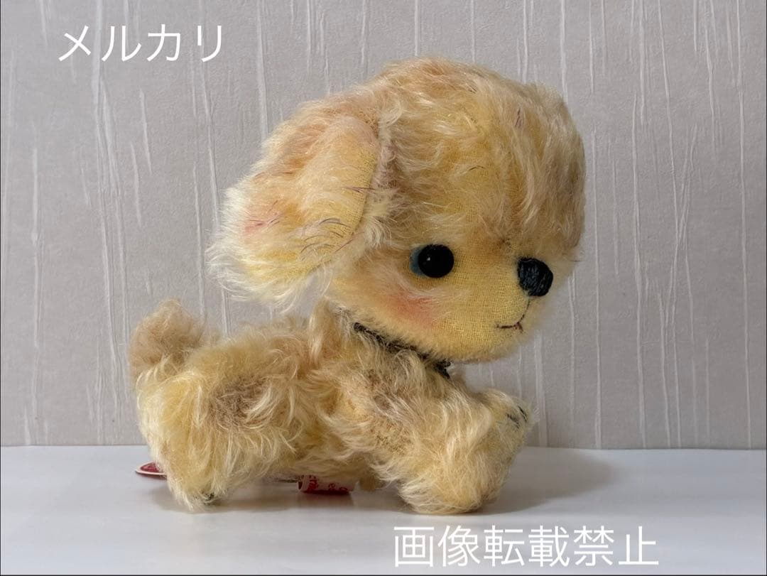 ハンドメイド　テディベア　作家　アーティストベア　イヌ　ワンコ