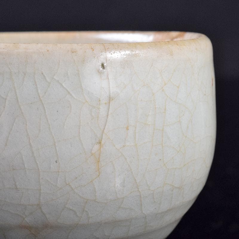 朝鮮美術　李朝　高麗白磁　盃　V　R8036