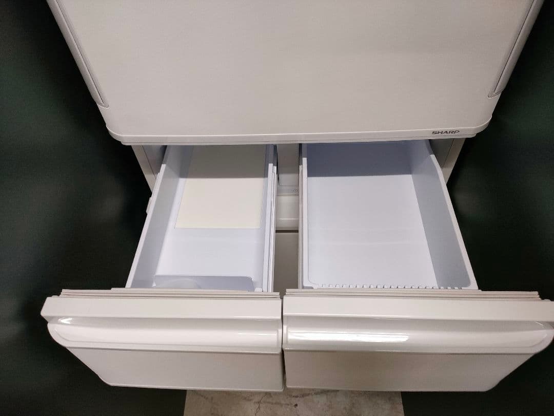 ダバオ 美品2022年製シャープ両側冷蔵庫412L SJ-X417J-W