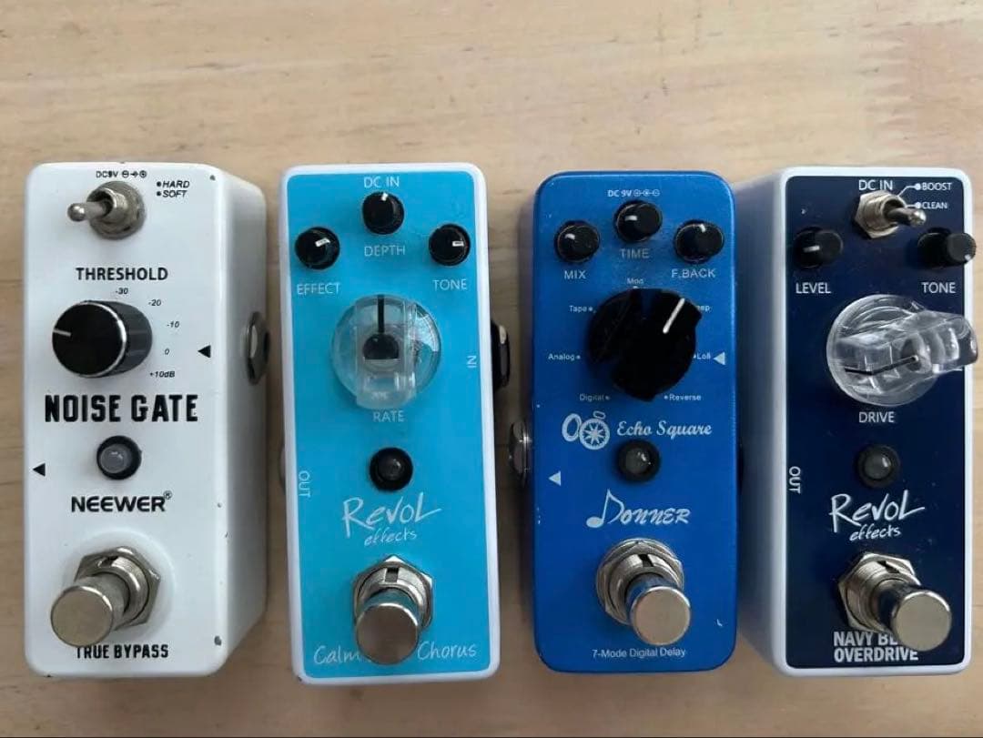オマケ付き　コンパクトエフェクター　4セット　入門　初心者