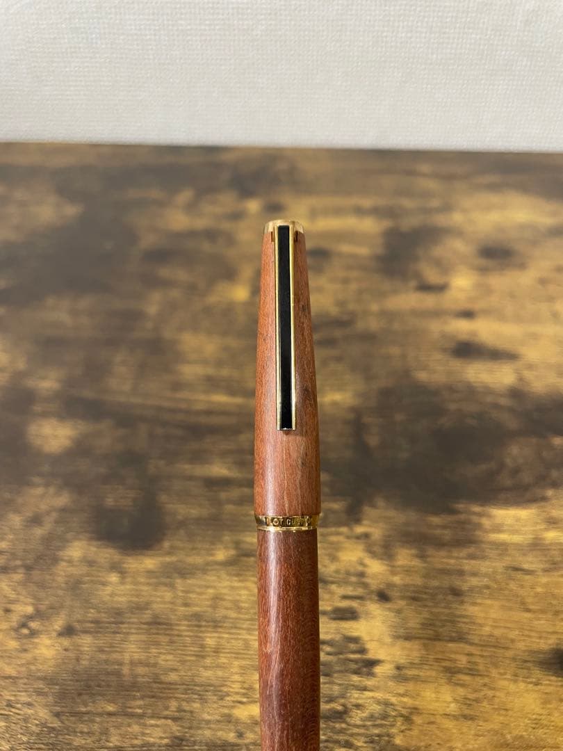 1974年製　初代カスタム　高級天然　イタヤカエデ 大型18金 万年筆