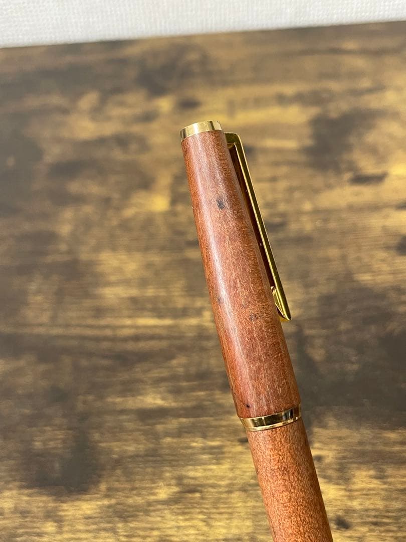 1974年製　初代カスタム　高級天然　イタヤカエデ 大型18金 万年筆