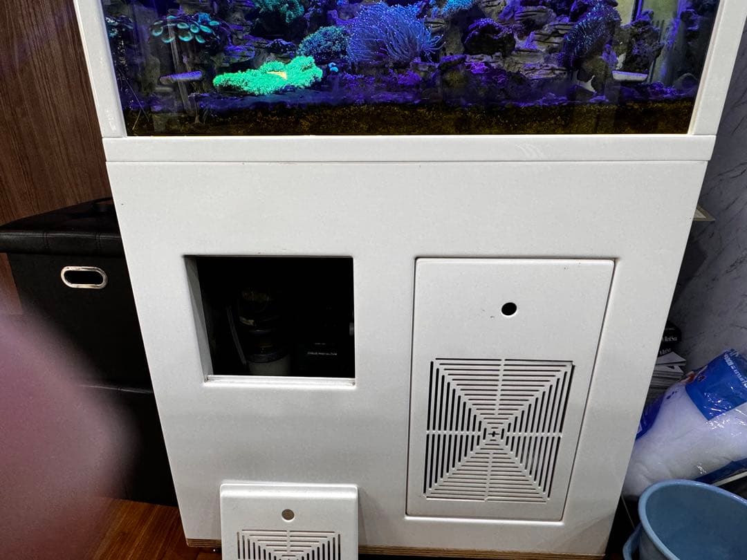 海水魚水槽90セット・スキマー・ポンプ付き