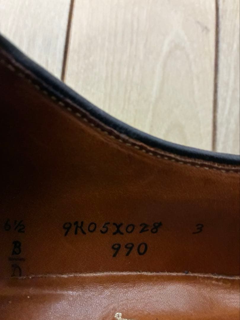 【新春セール】オールデン ALDEN 990 6.5 D バーガンディ