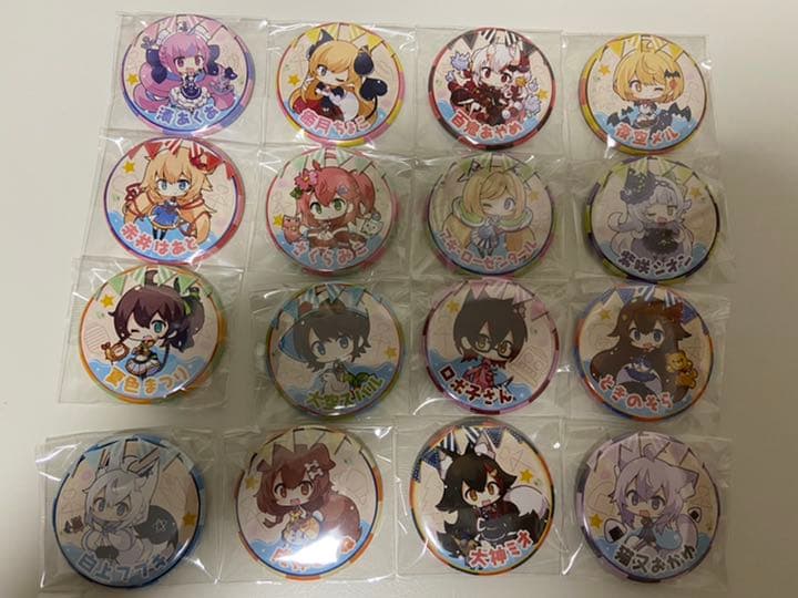 ホロライブ缶バッジ