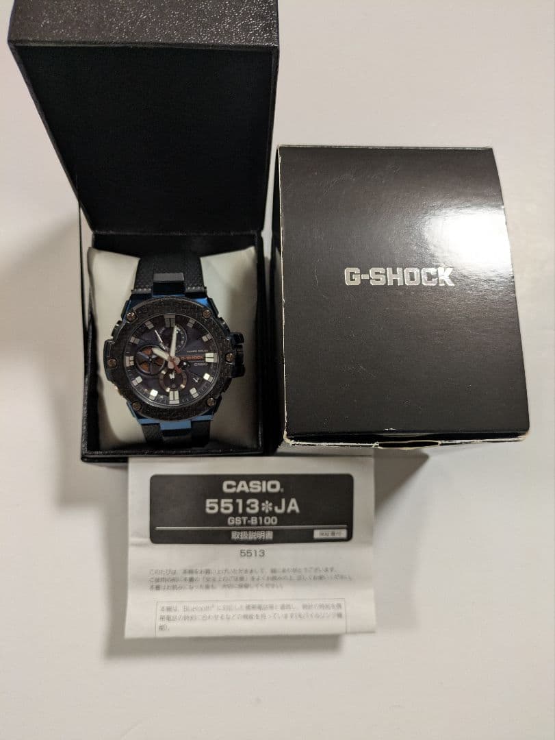 G-STEEL GST-B100XB-2AJF　G-SHOCK カーボン　美品