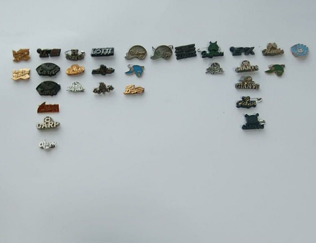 40～45年前のプロ野球ピンバッチ