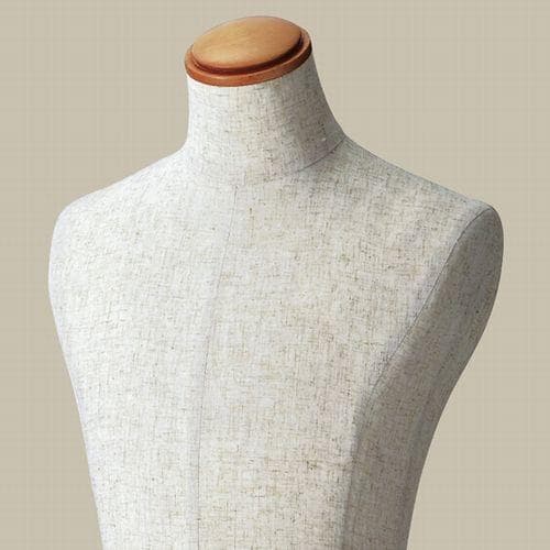 新品■MEN'Sボディートルソー紳士Ｍズボン着用可木調■メンズマネキン人形業務用
