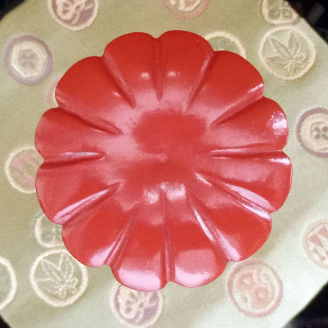 唐物写　紅菊　根来茶器　根来塗　棗　大徳寺　松長剛山　共箱