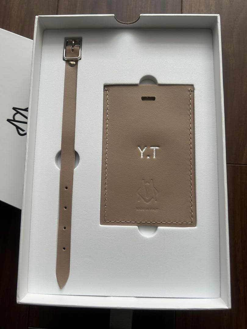 ハワイ限定　RIMOWA ベージュレザータグ