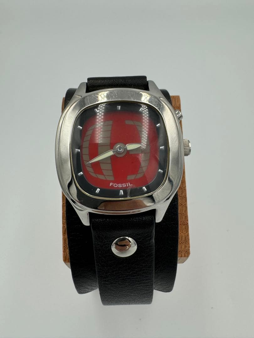 FOSSIL BIG TIC フォッシル　クォーツ腕時計　レザーベルト　 A30