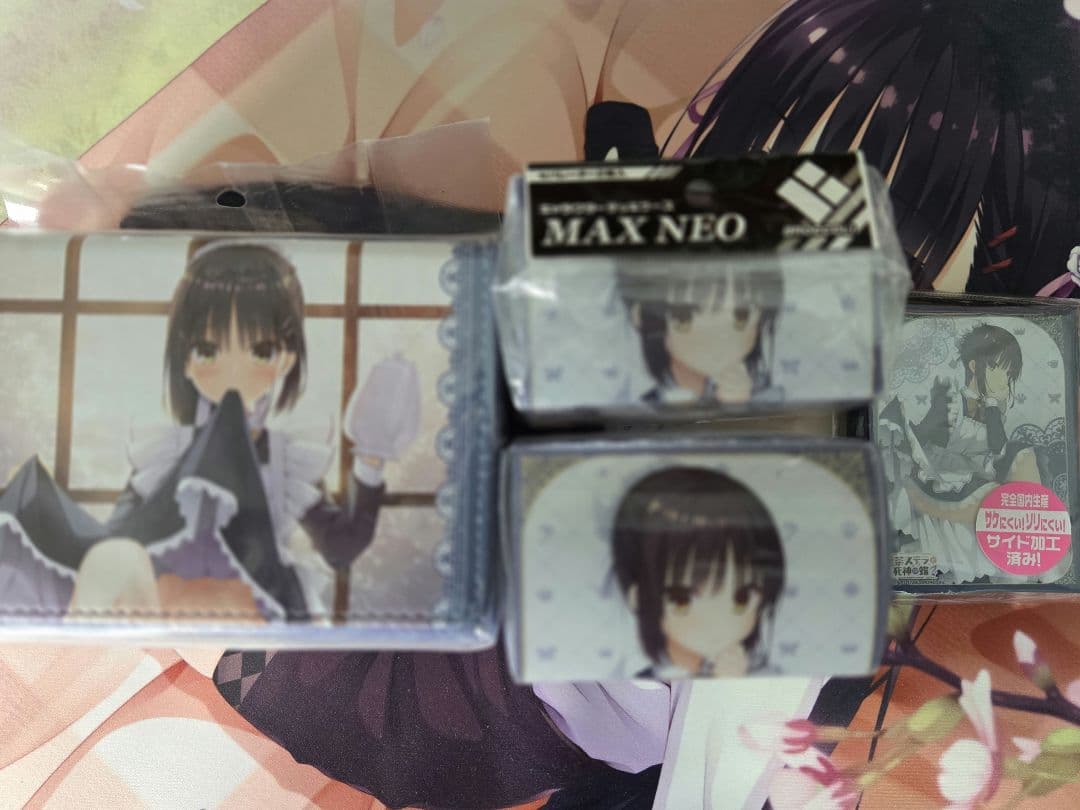 四季ナツメサプライセット デッキケース　スリーブプレイマット喫茶ステラと死神の蝶