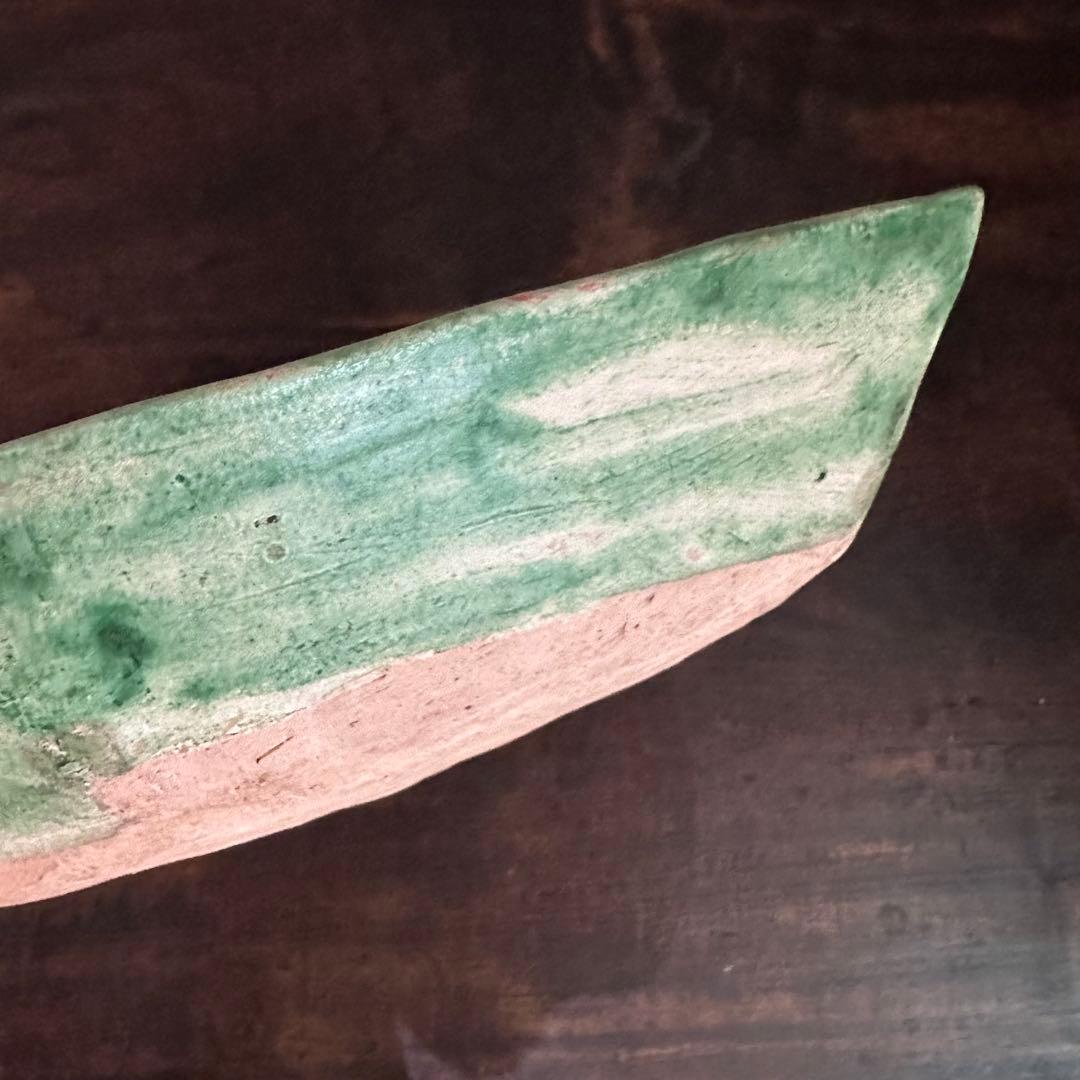 希少 遼代 三彩八角盤 清朝期 粉彩花の図 輪花台皿 中国古玩 中国美術 骨董品