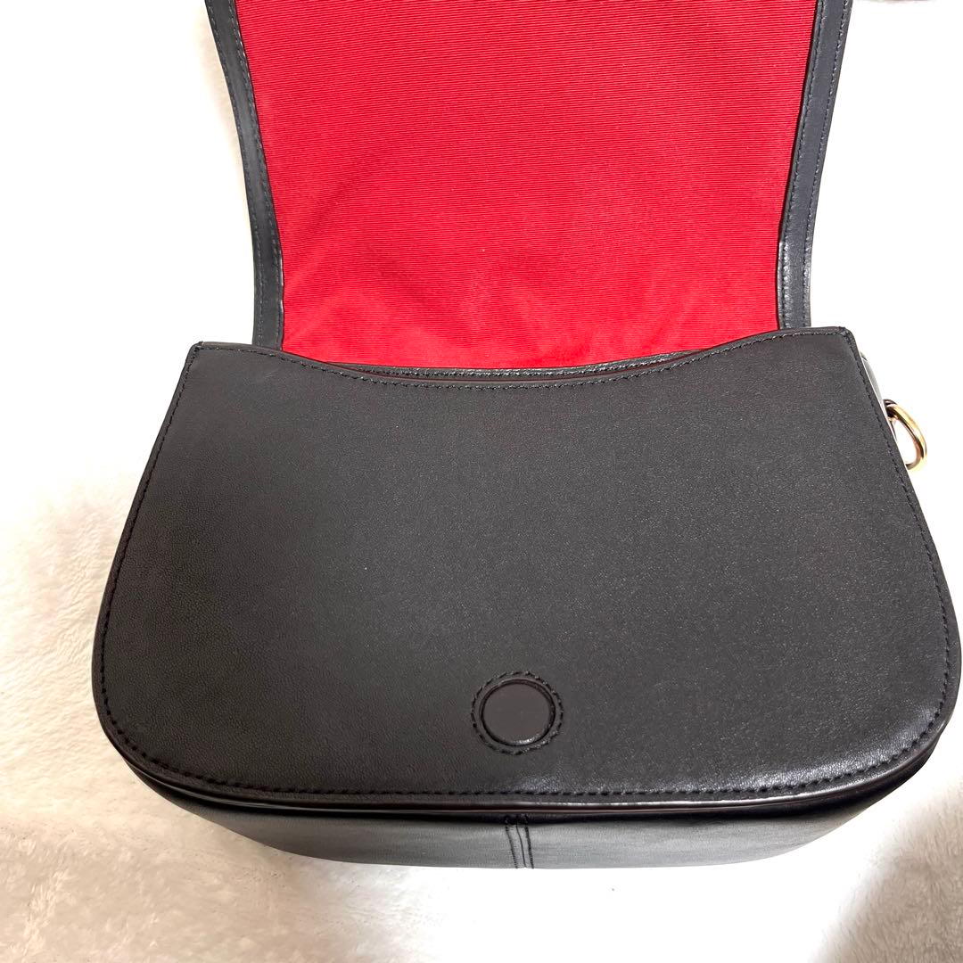 極美品 COACH ジェス ホースアンドキャリッジ ブラック クロスボディ