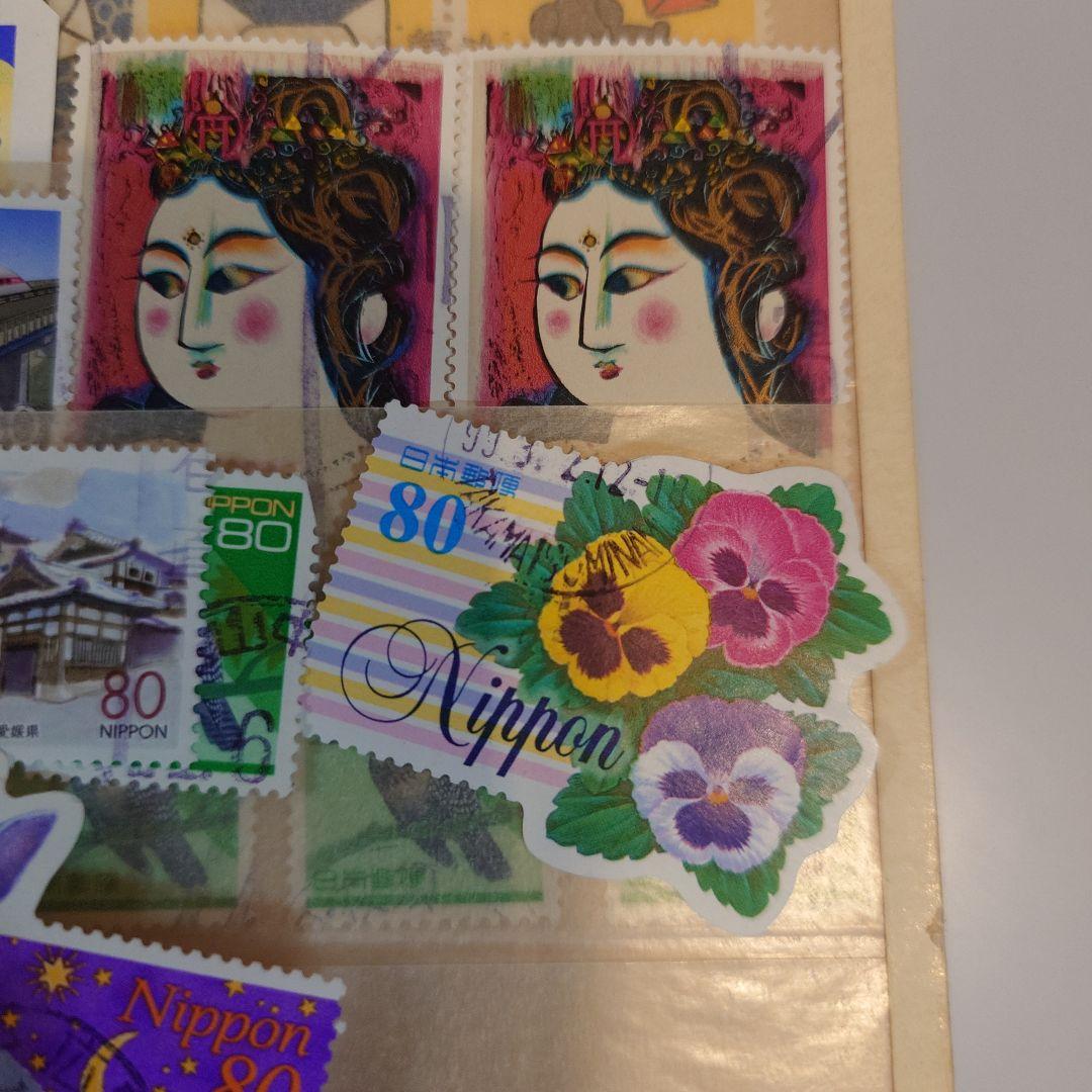 日本 使用済み切手 コレクション 55枚まとめ売り　ページ3