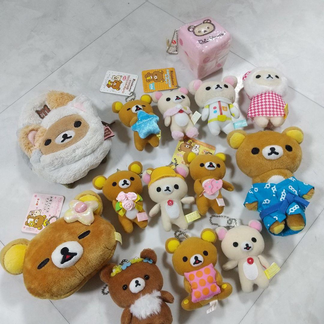 新品　多数　リラックマ　コリラックマ　マスコット　キーホルダー　ぬいぐるみ
