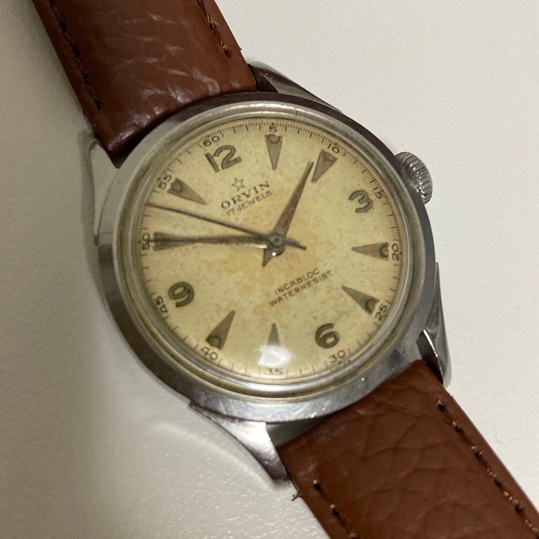 コ*ツ様 ORVIN アンティークウォッチ　手巻き
