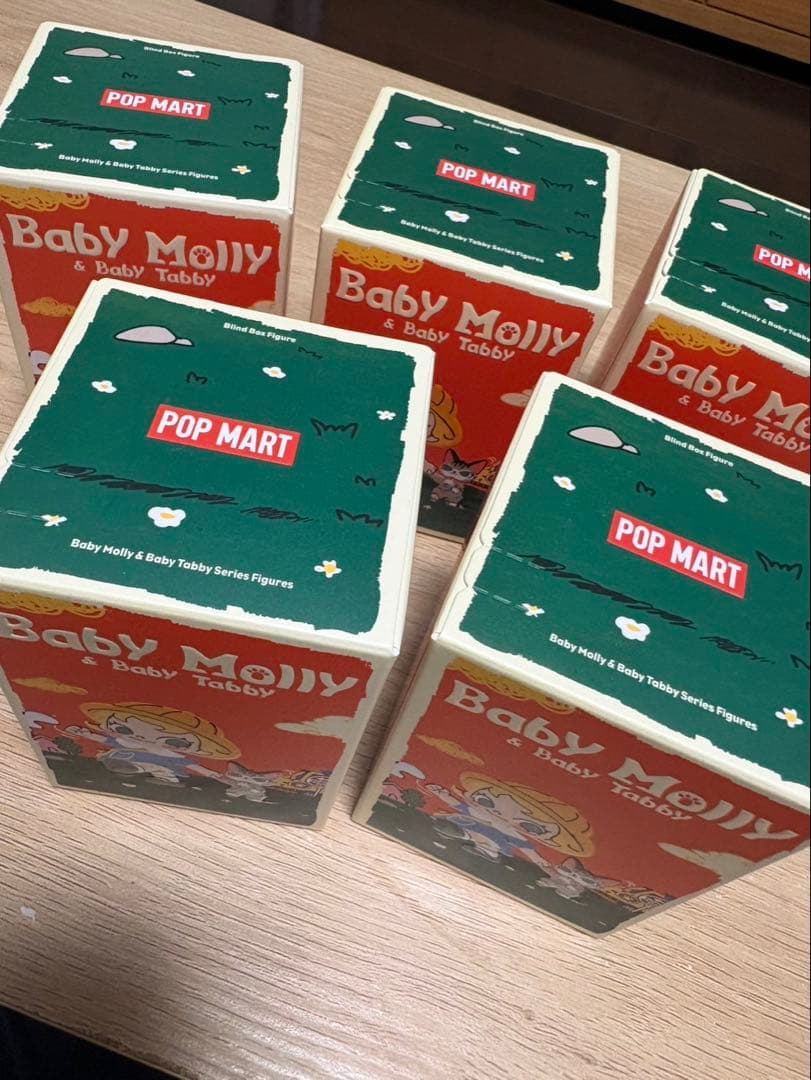 POP MART Baby Molly & Baby Tabby 5個セット