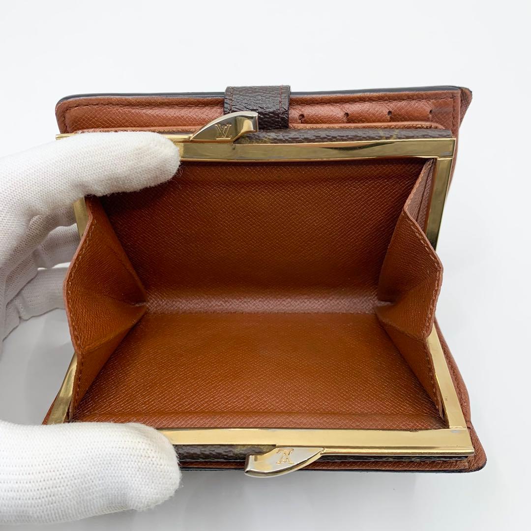 【極美品】ルイ ヴィトン ヴィエノワ がま口 モノグラム 折り財布 V1