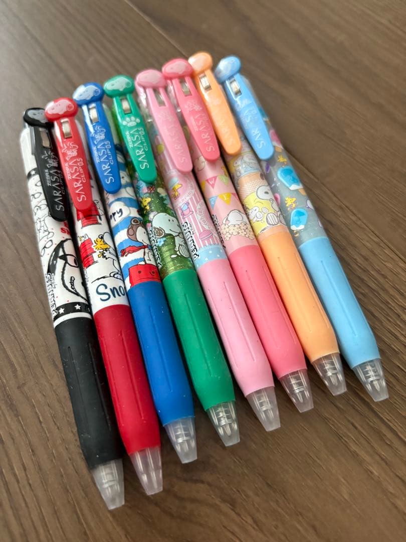 SARASA ボールペン 8本セット スヌーピー