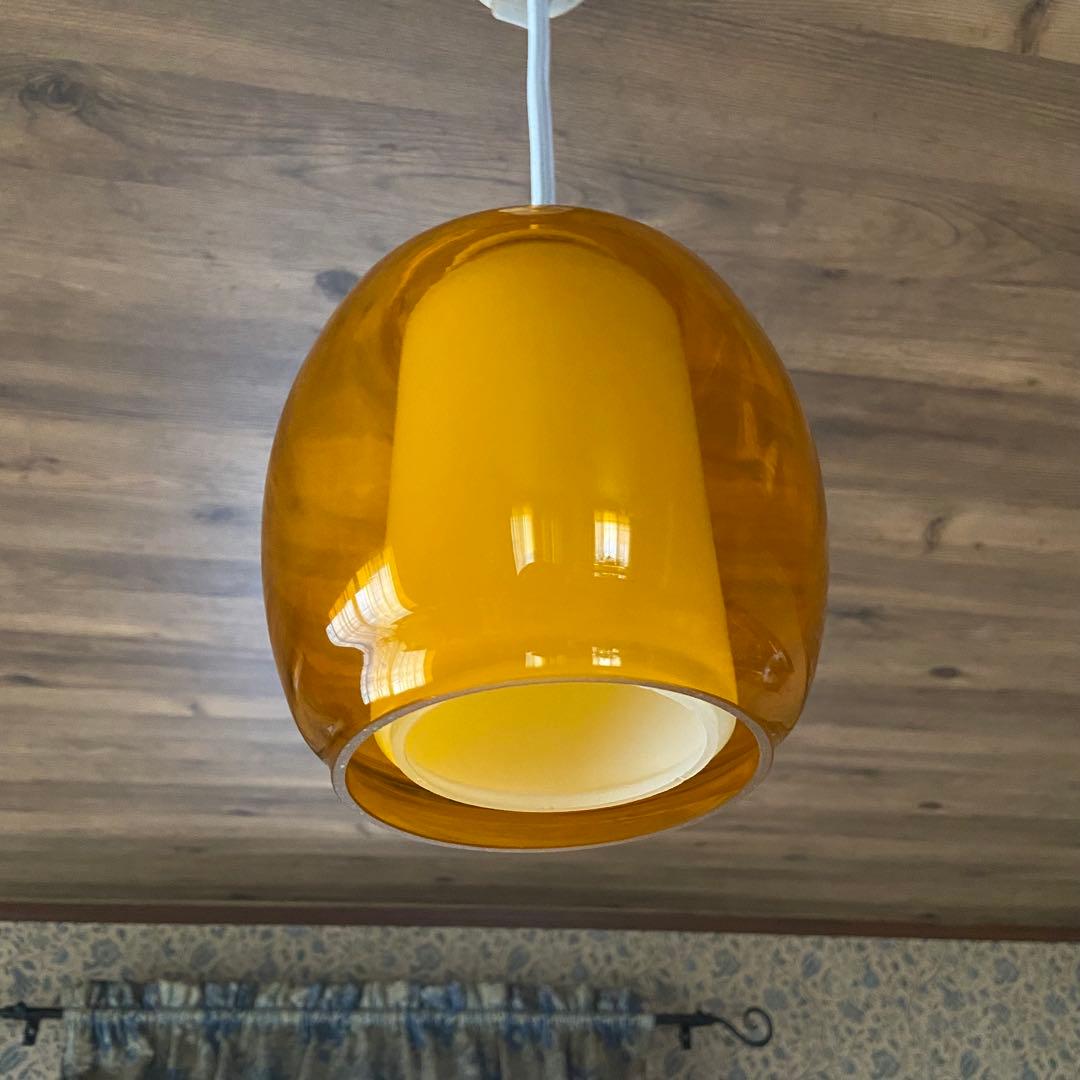 ビンテージ　ペンダントライト　天井照明　昭和レトロ　ミッドセンチュリー