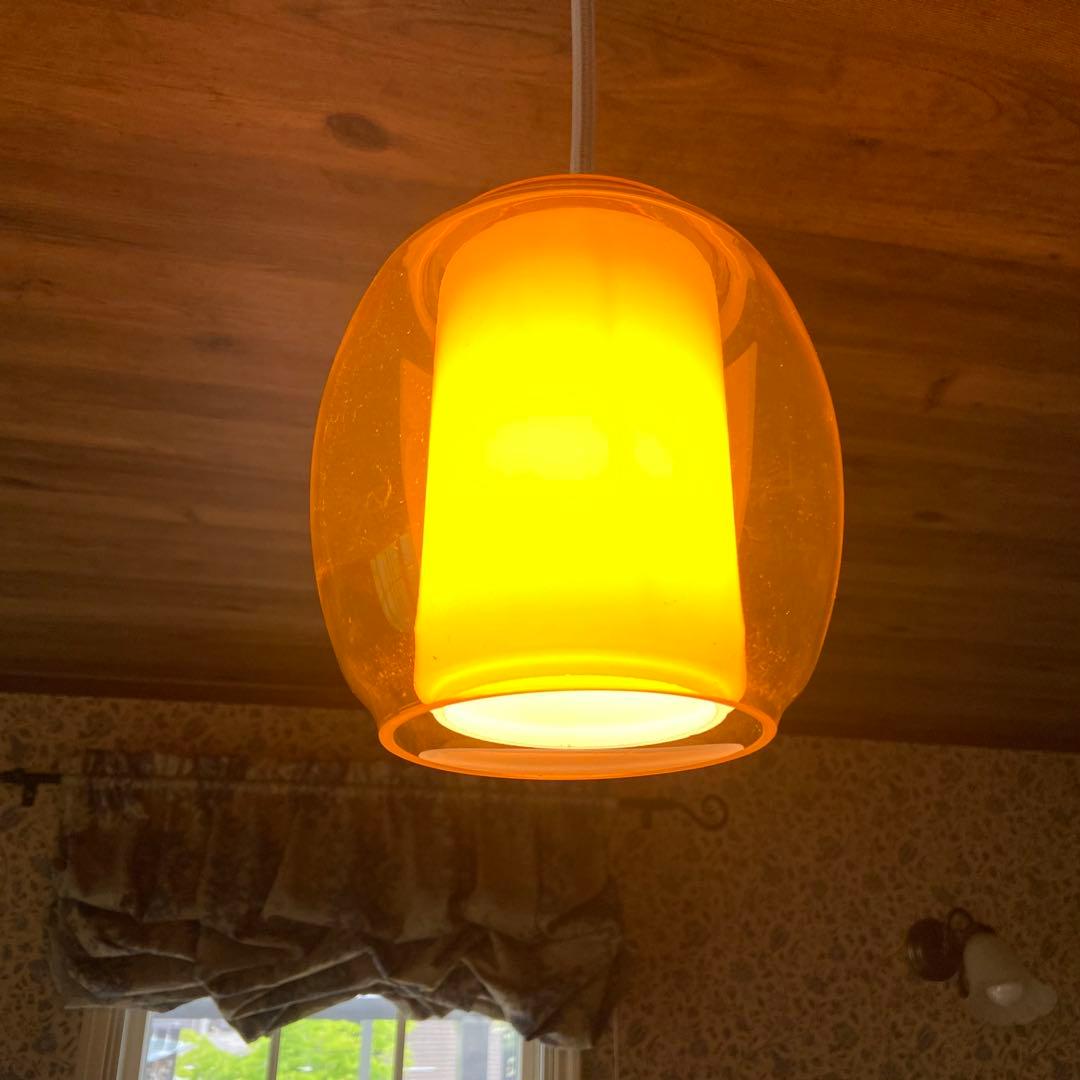 ビンテージ　ペンダントライト　天井照明　昭和レトロ　ミッドセンチュリー