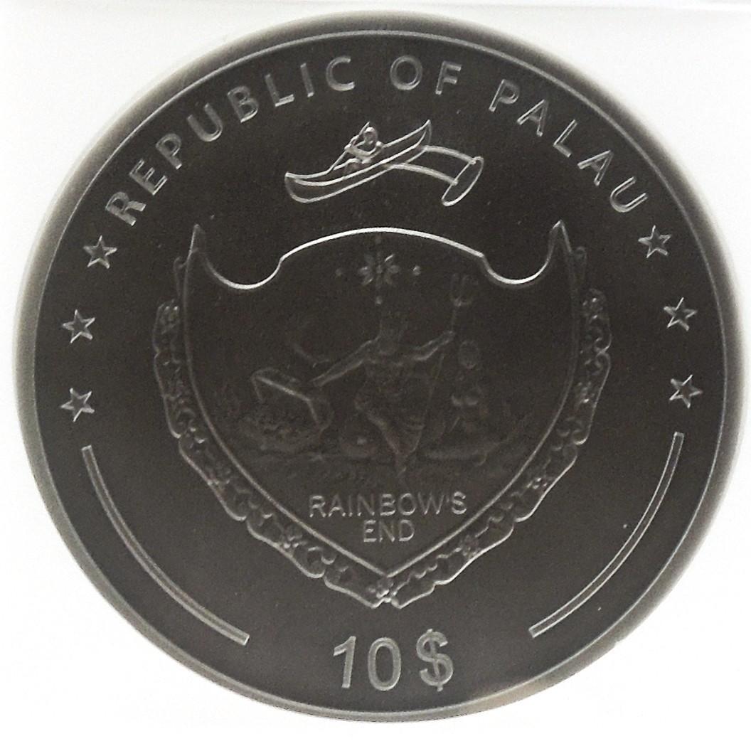 ★箱付き NGC MS70 銀貨 猫がいない時ねずみが踊る 2020 パラオ