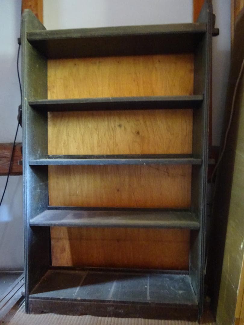 ★最終値 本棚　書棚　飾り棚　古民家蔵出し　アンティーク　レトロ　古い家具