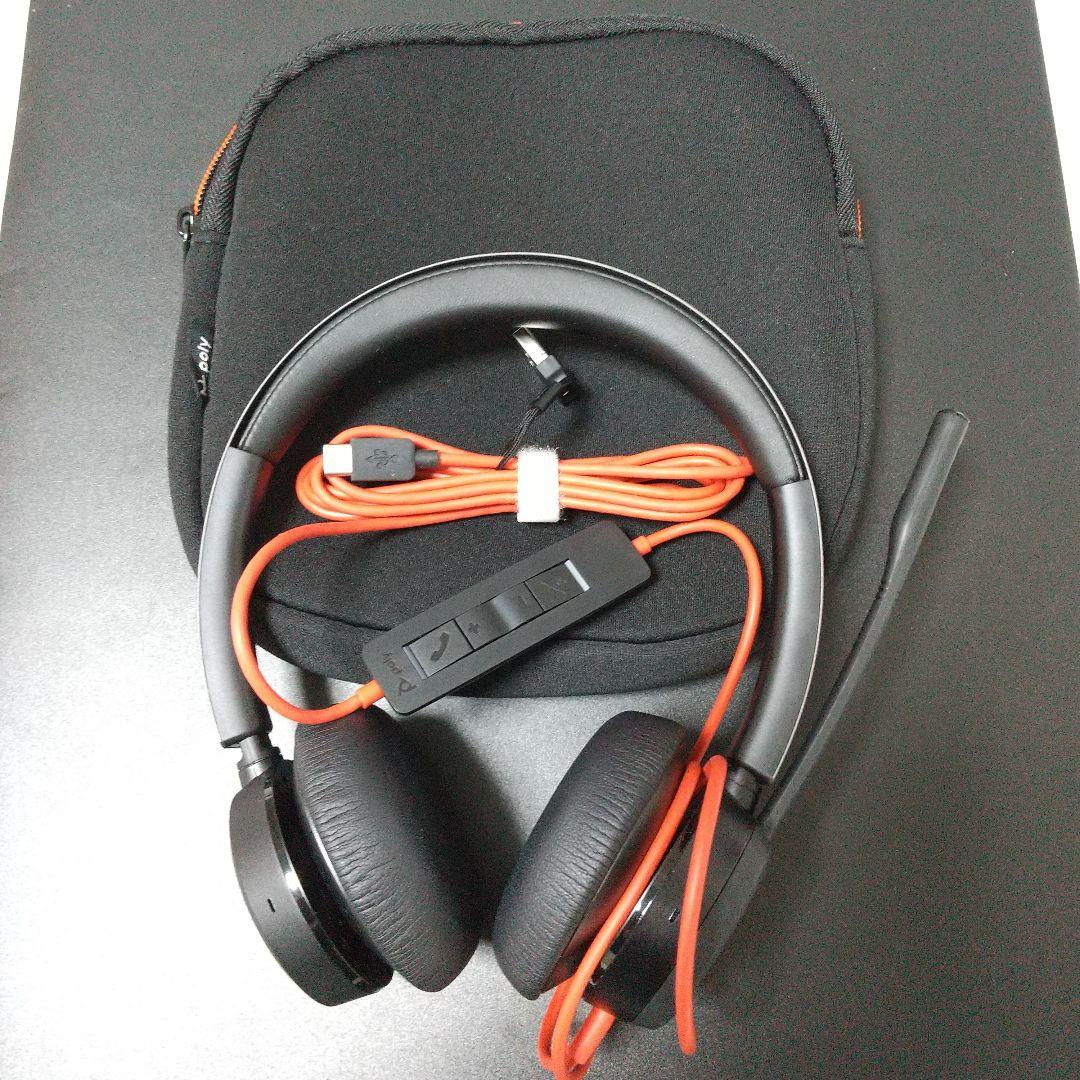 Plantronics Blackwire8225 ヘッドセット USB-C＆A