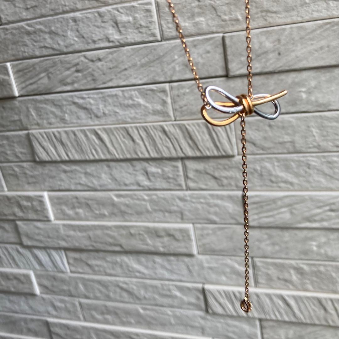 ★swarovski★スワロフスキーLIFELONG BOW ピアス＆ネックレス