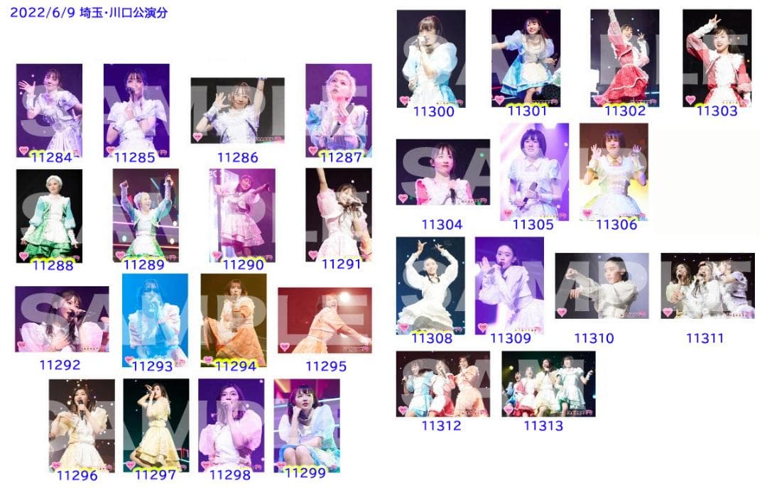 私立恵比寿中学（エビ中）公式生写真 11284〜11524