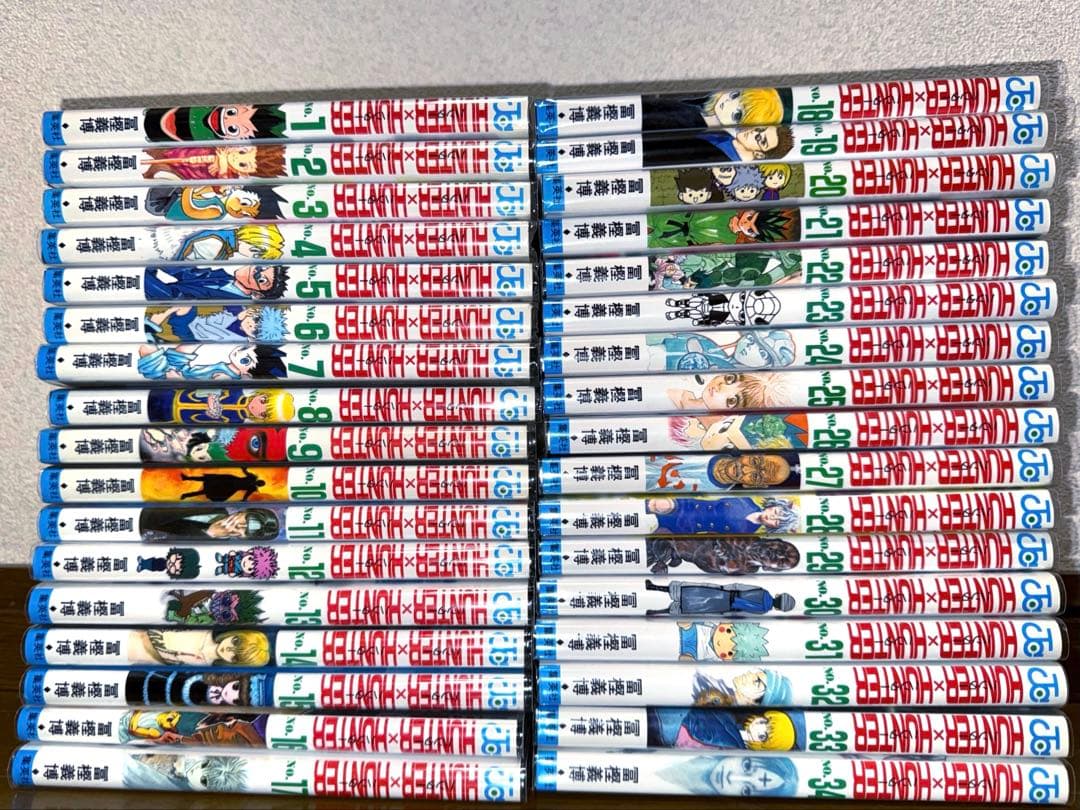 ぴ*ろ様 HUNTER×HUNTER ハンターハンター 漫画 1〜34巻 クリア