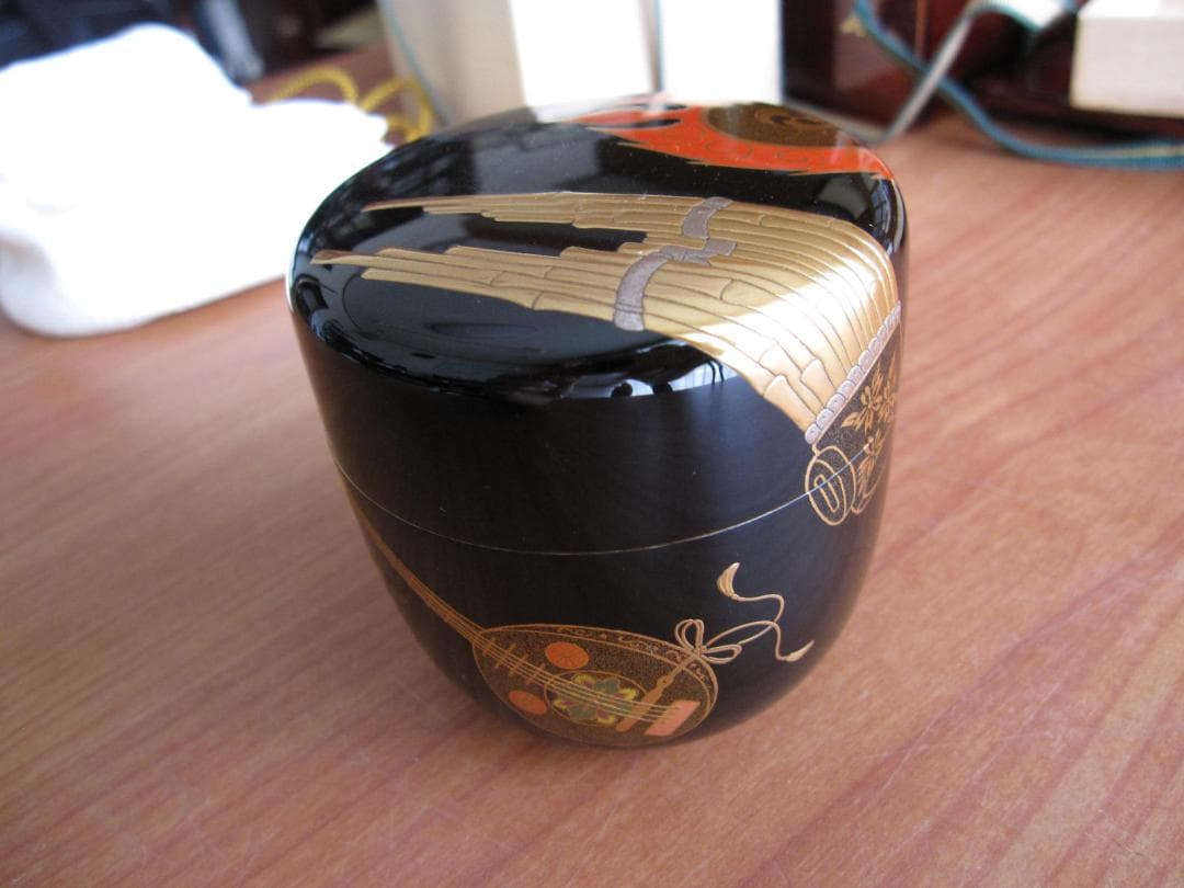 山下甫斎　大棗　茶道具　二重箱