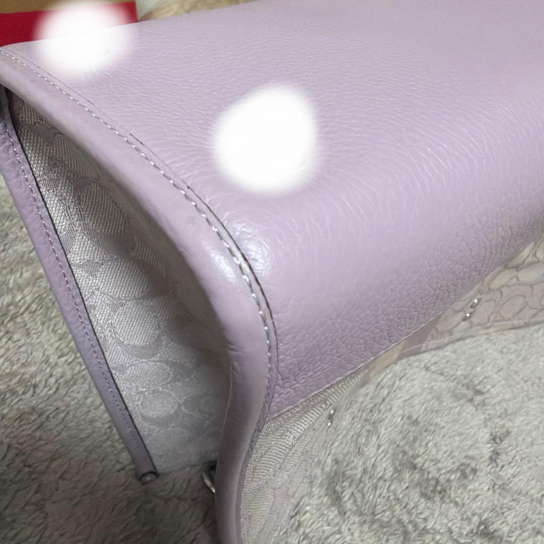 COACH ライラック ハンドバッグ