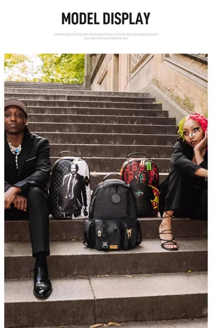 【新品・正規品】sprayground × John Wickコラボ モノグラム