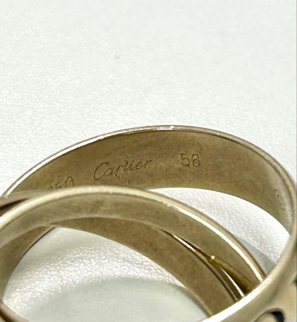 カルティエ トリニティリング ♯56 1998年 クリスマス ゴールド 750