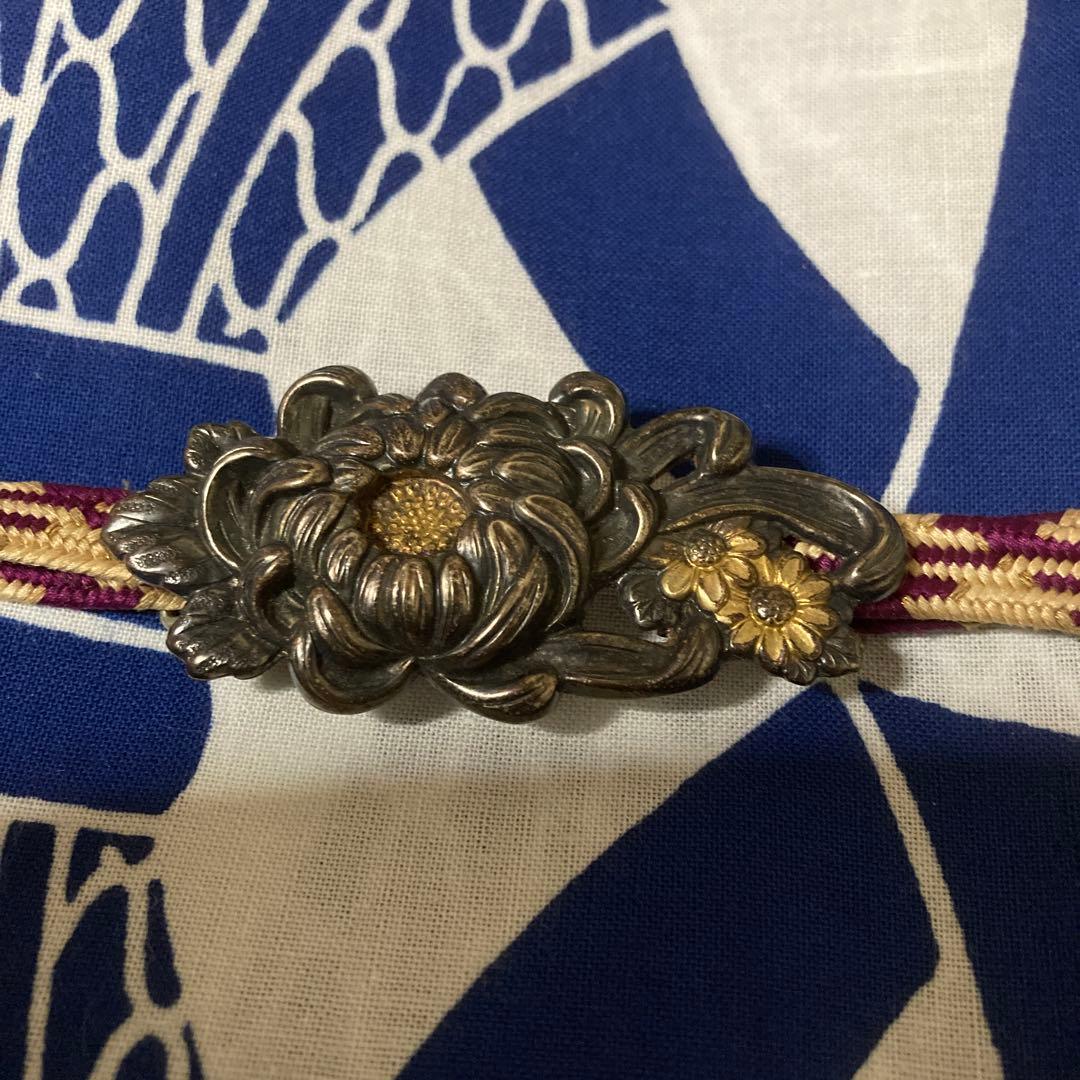 アンティーク帯留め値下げしました。