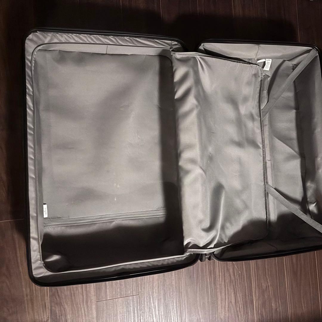 無印良品　黒 キャリーケース 104リットル　TSAロック 4輪　特大