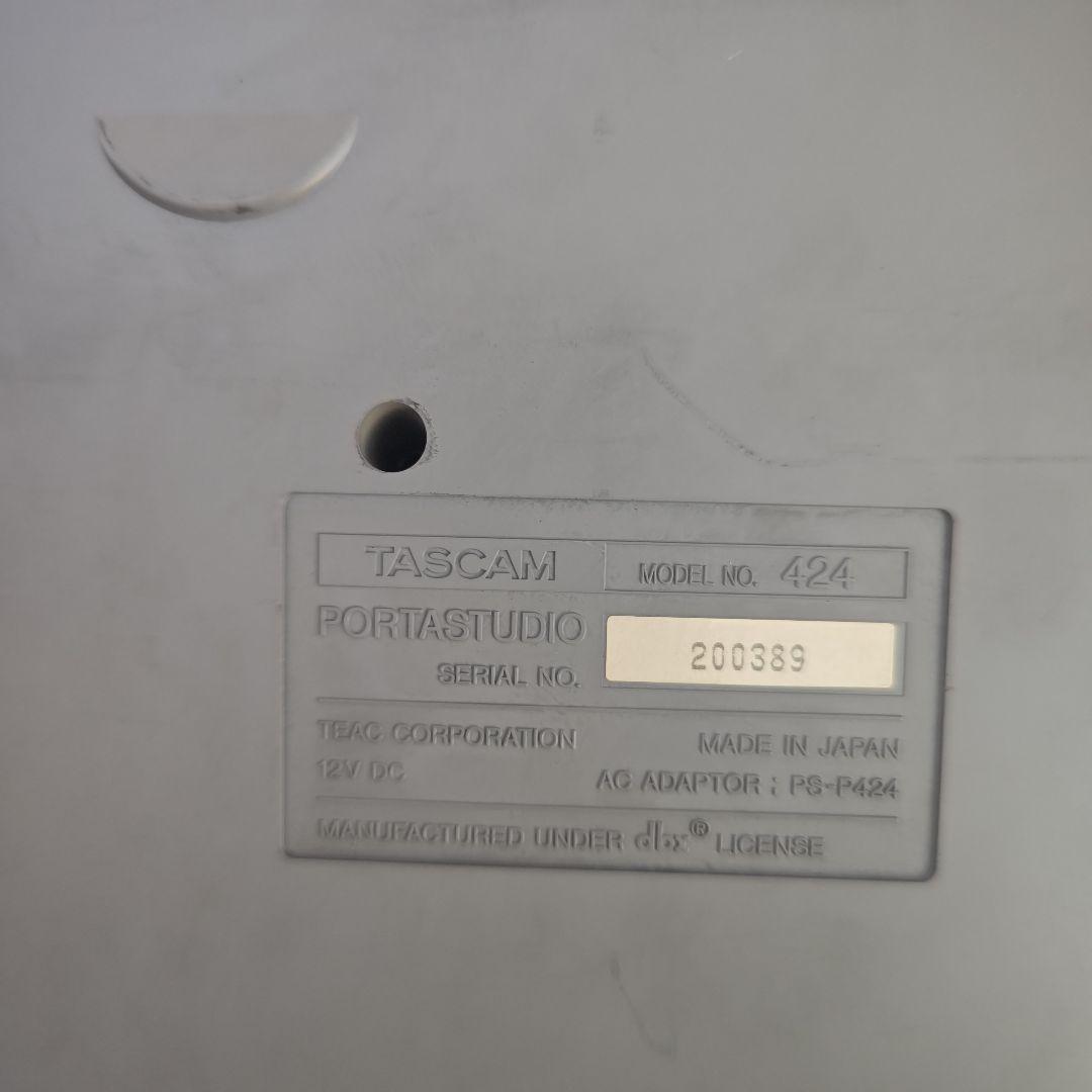 TASCAM PORTASTUDIO 424 マルチトラックレコーダー動作未確認