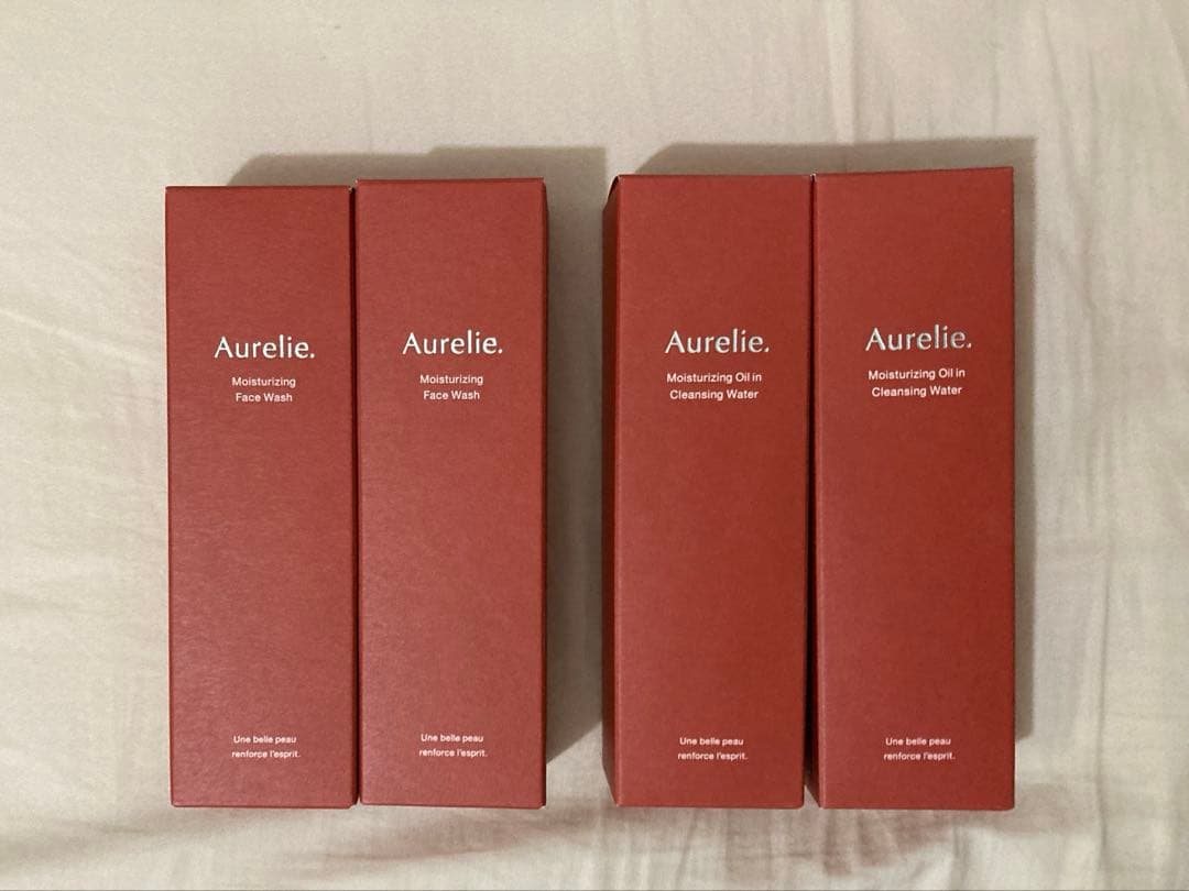 Aurelie 保湿洗顔料 & オイルクレンジングウォーター 2個セット