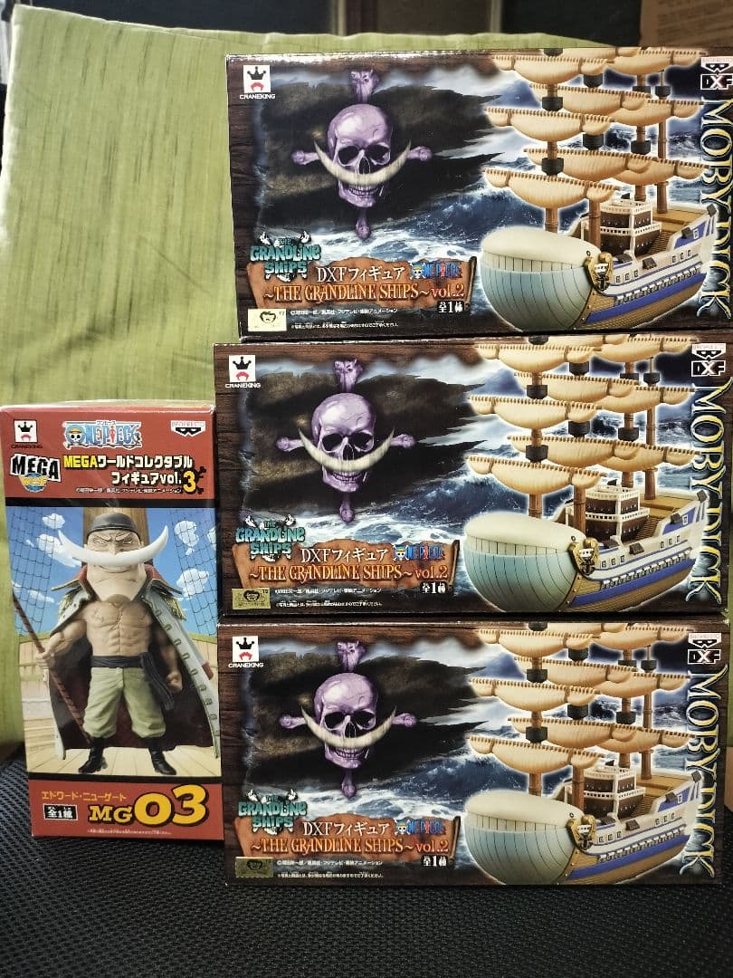 ワンピース MEGA コレクタブルフィギュア 白ひげ モビーディック号3個