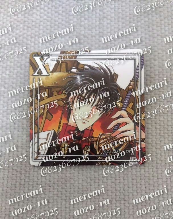 X 桃生封真 缶バッジ CLAMP アドアーズ限定 プライズ