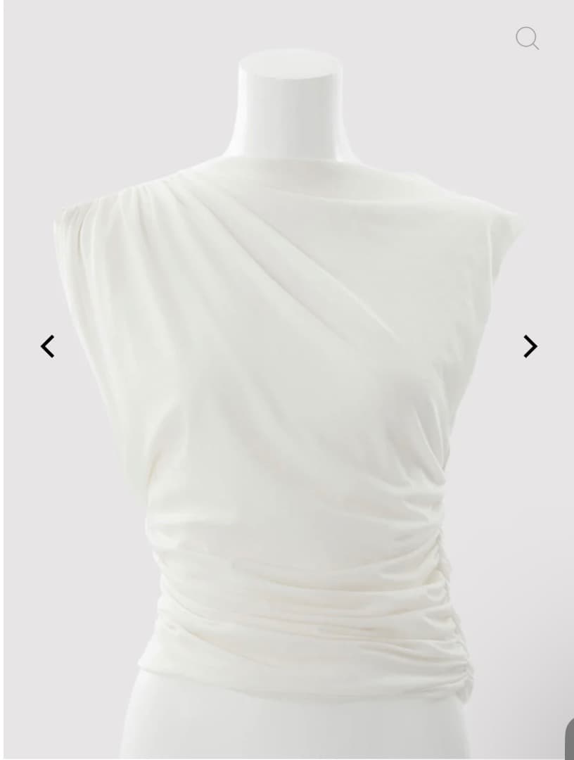 トップス marno Maya tops / White