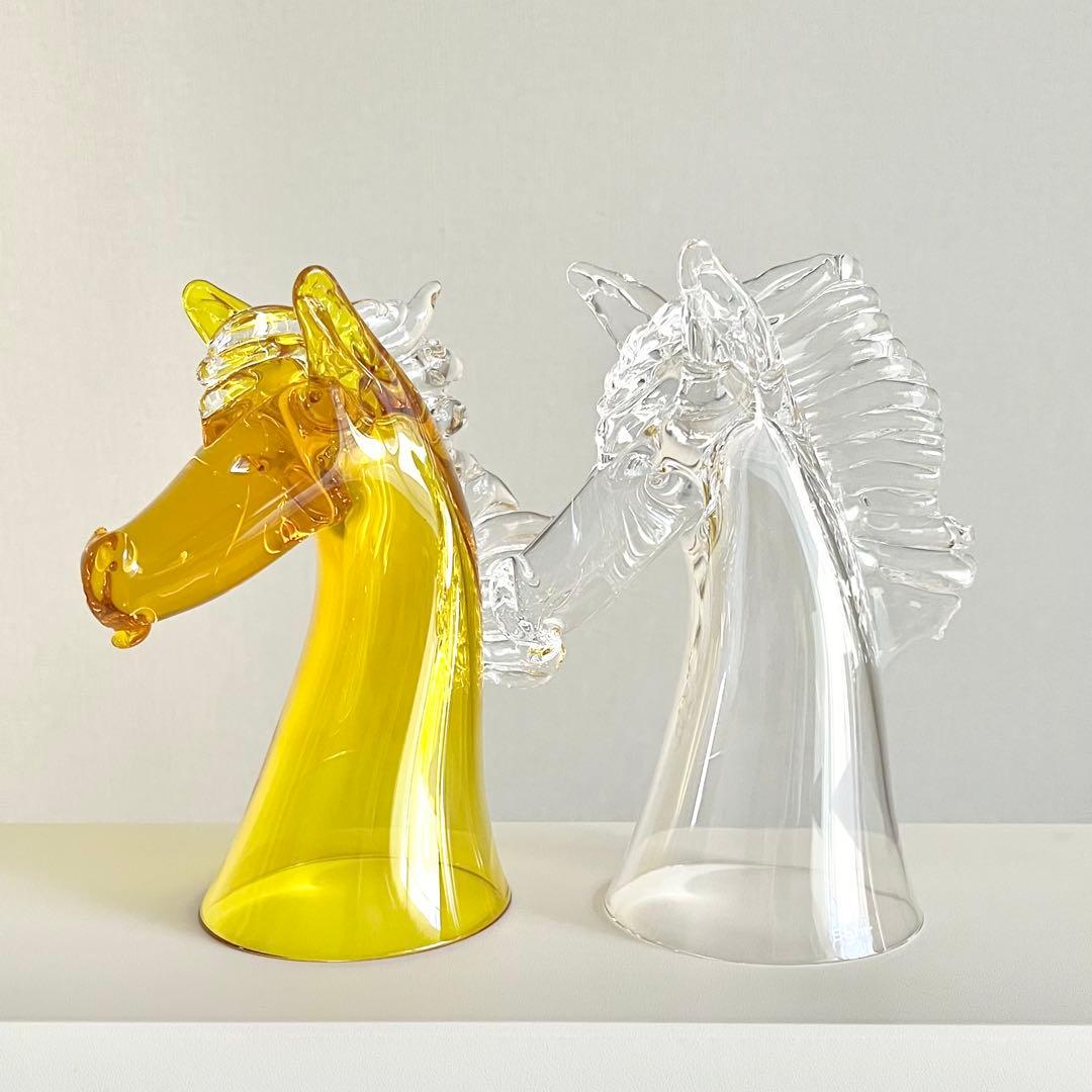 Sghr ダービーオーナメント グラス2個セット/有馬記念 競馬 G1 午 うま