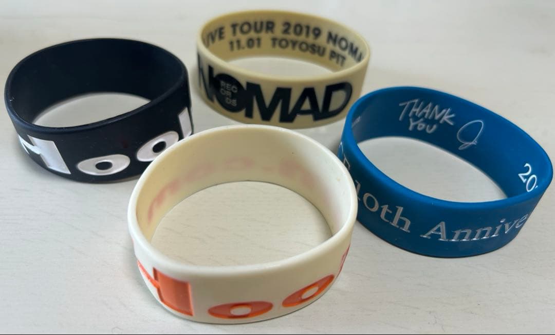 赤西　錦戸　ラバーバンド 4個セット