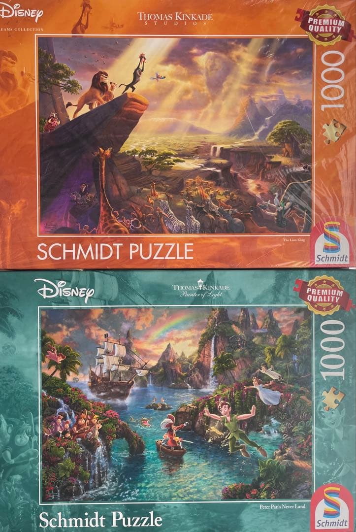 ライオンキング　ピーターパン　ジグソーパズル　1000ピース