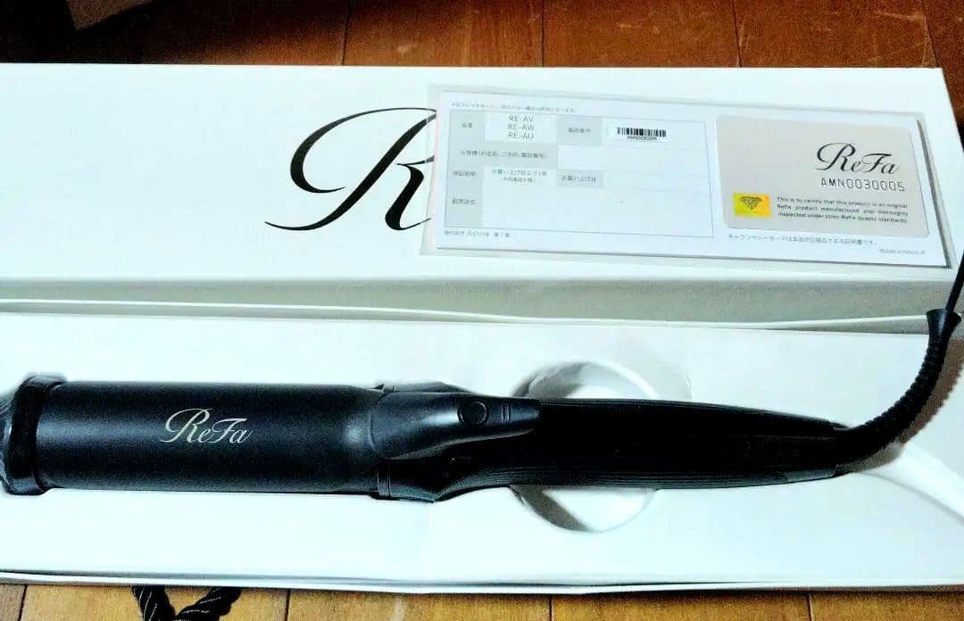 ReFa カールヘアアイロン ブラック 　38ミリ