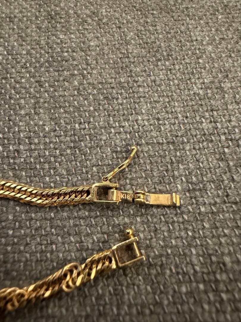 K18(18金) 喜平ブレスレット 12面トリプル 5.0g 約17.5cm